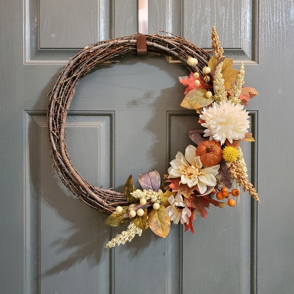 Handmade Fall Wreath - Picture 4 of 5